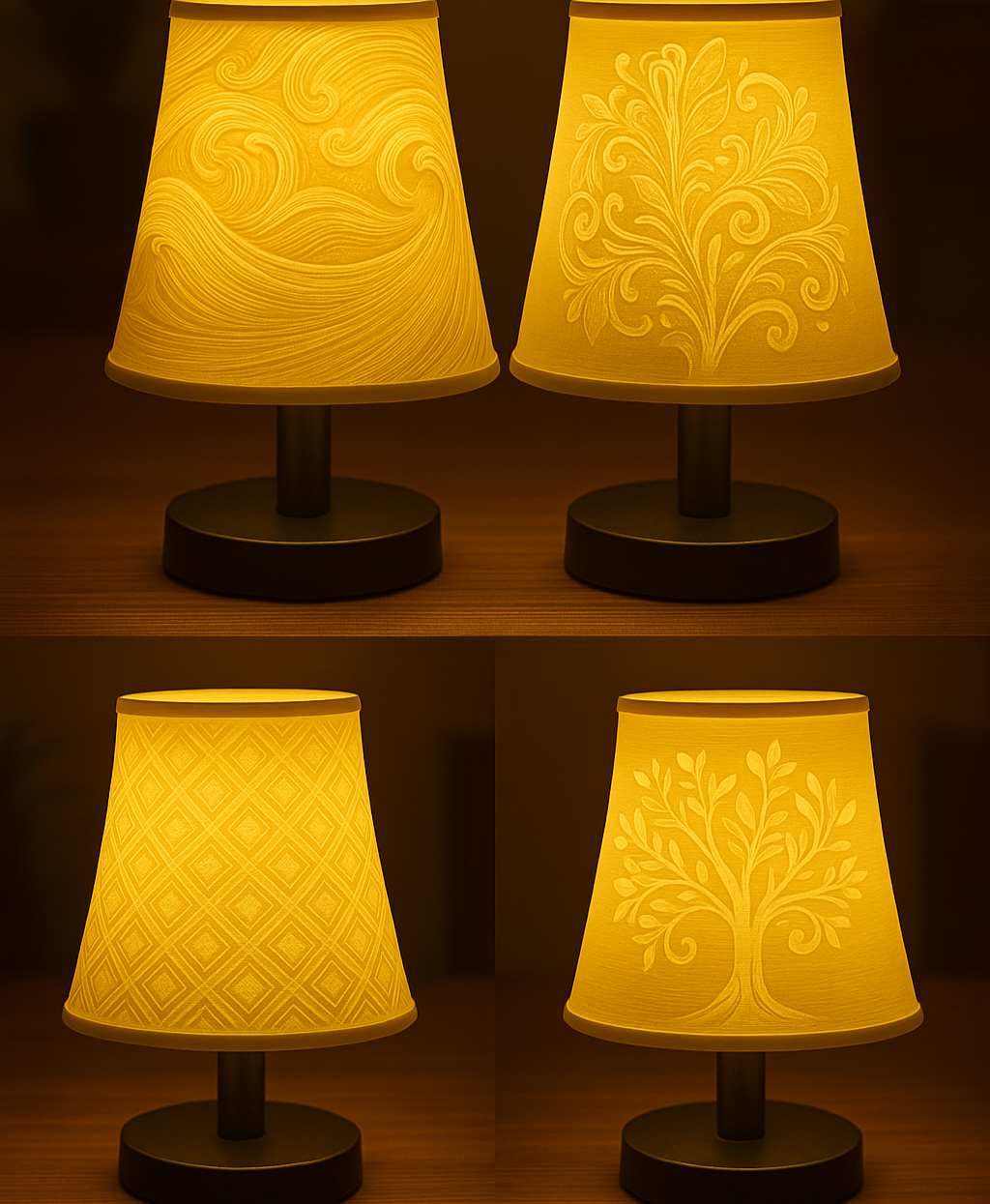 Abajur MemoGlow – Abstract Design #001